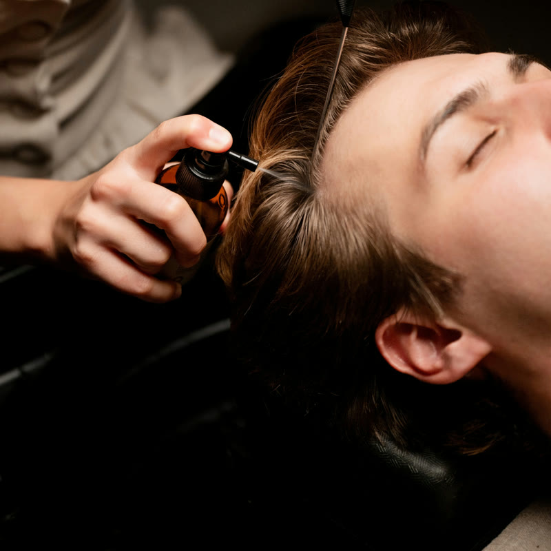 Treatment protocol as part of a personalised hair and scalp pathway