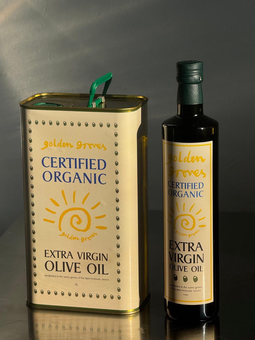 The Essentials Set: 3L tin and refillable 750ml bottle