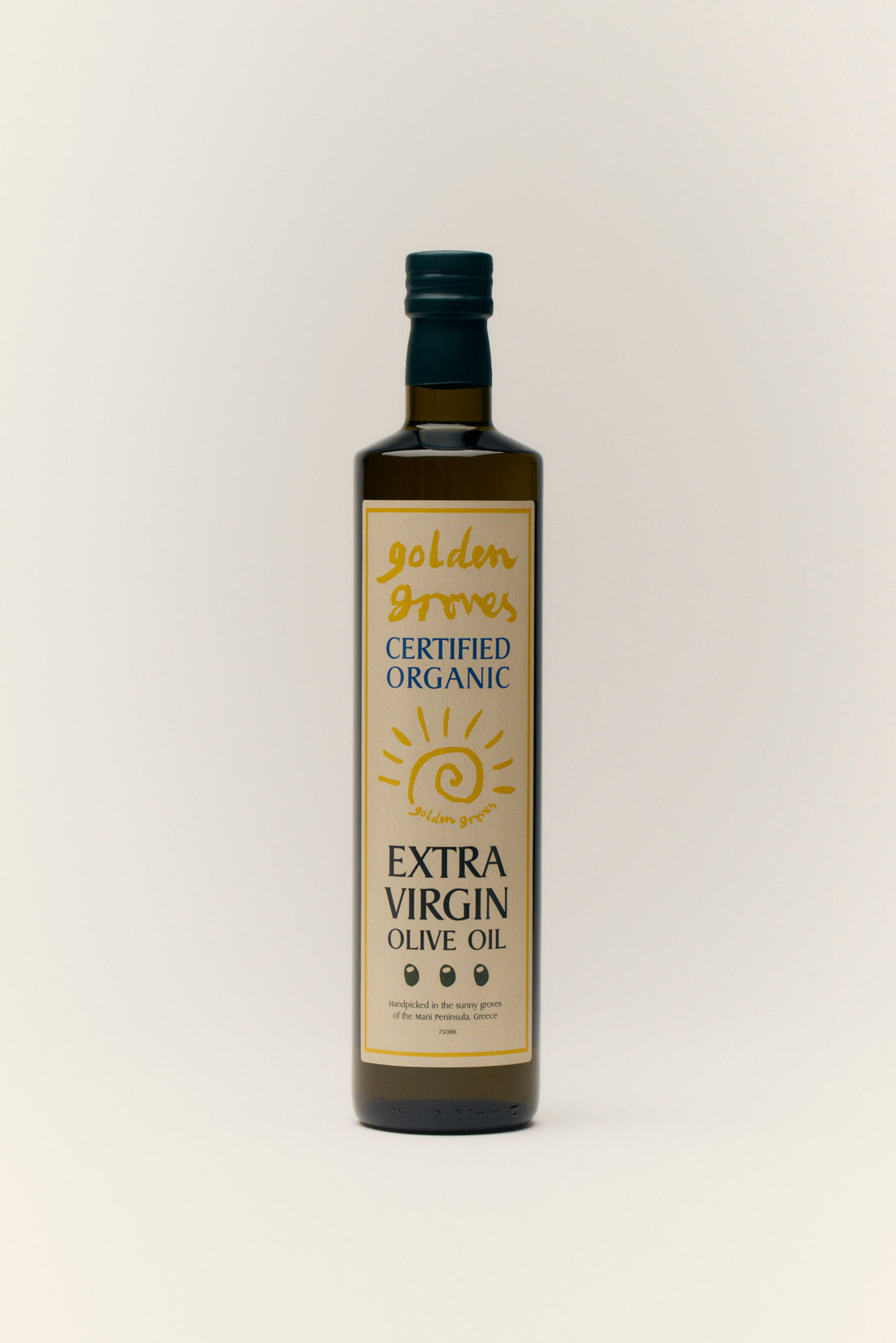 Golden Groves Organic Extra Virgin Olive Oil 750ml