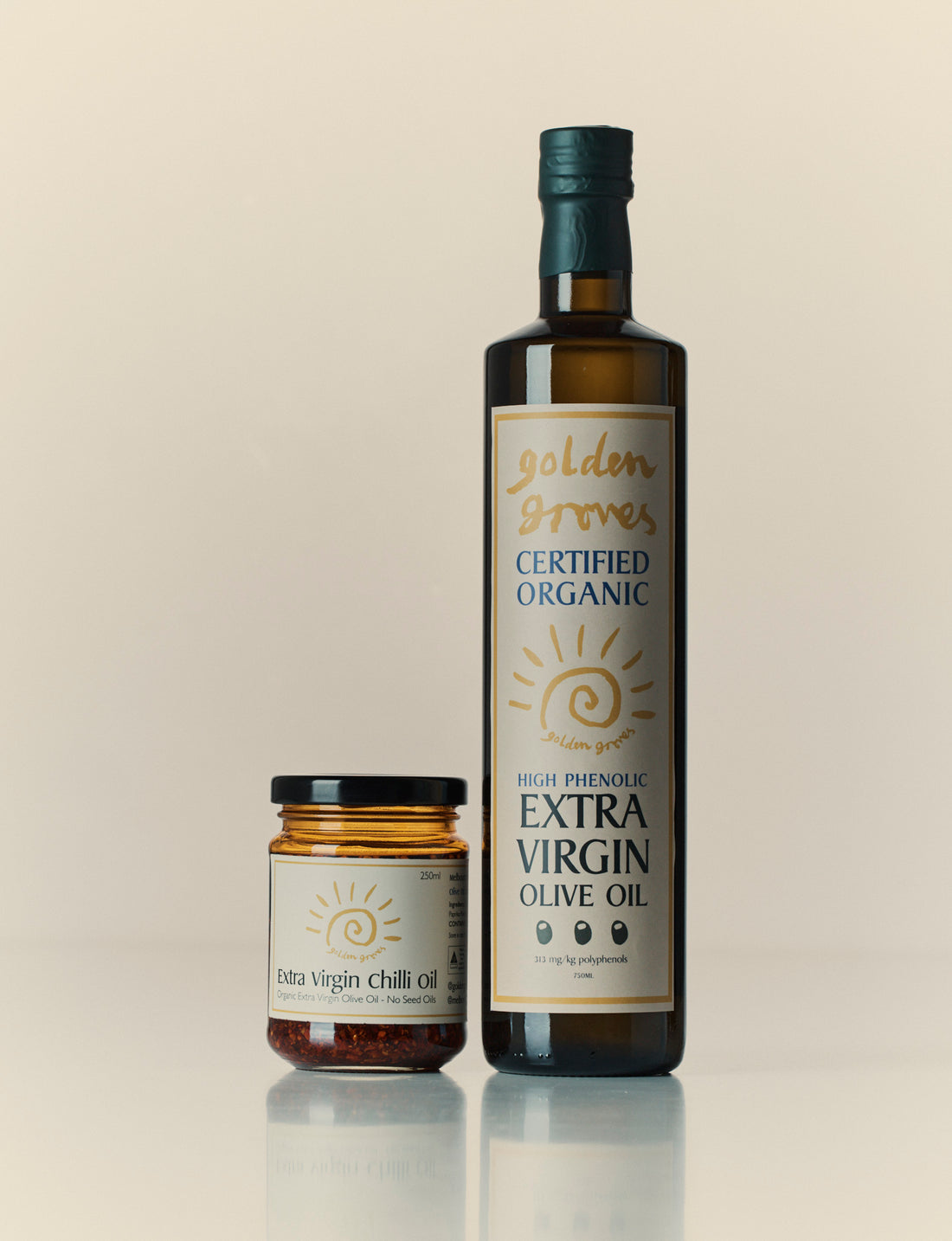 The Chilli Set: extra virgin olive oil and chilli oil