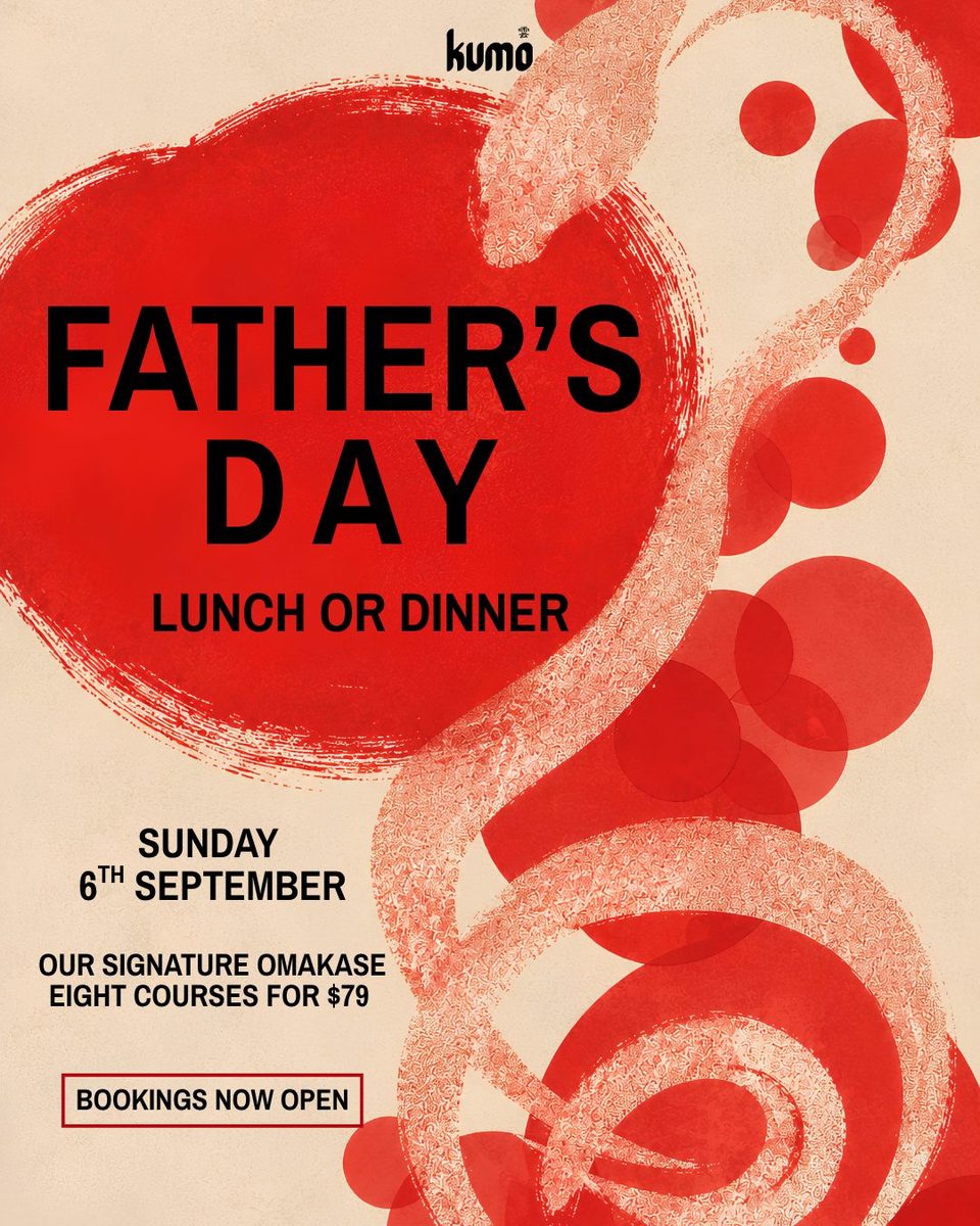 Kumo Izakaya Father's Day omakase artwork