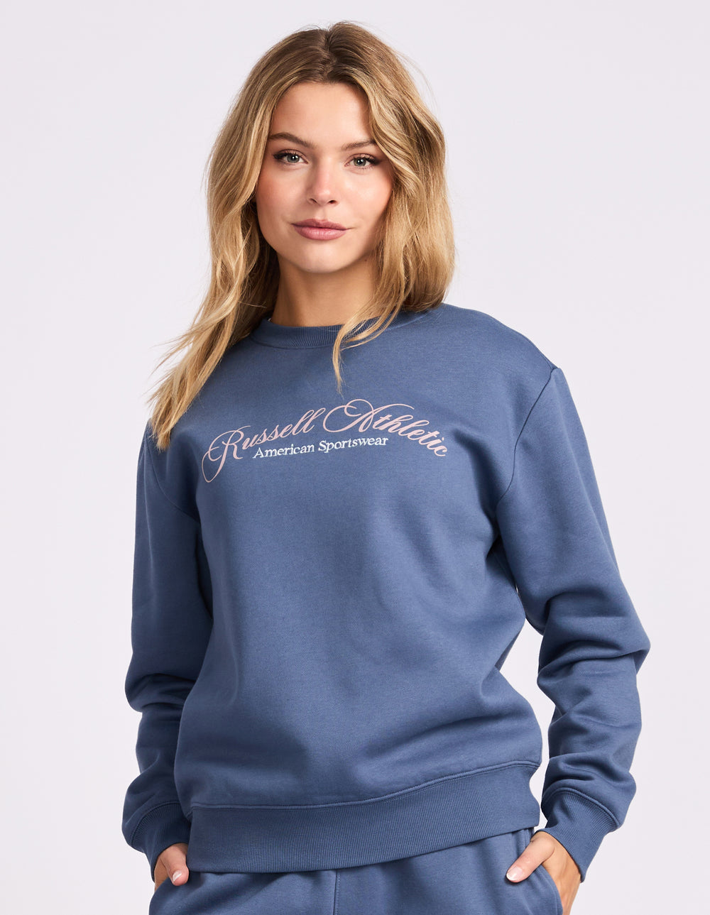 Belle Women's Crew in Vintage Indigo
