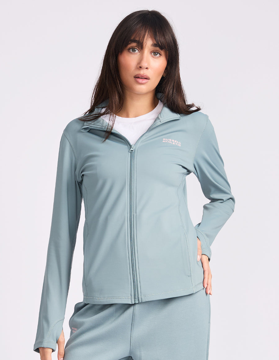 Foam Green Miranda Zip Through Jacket