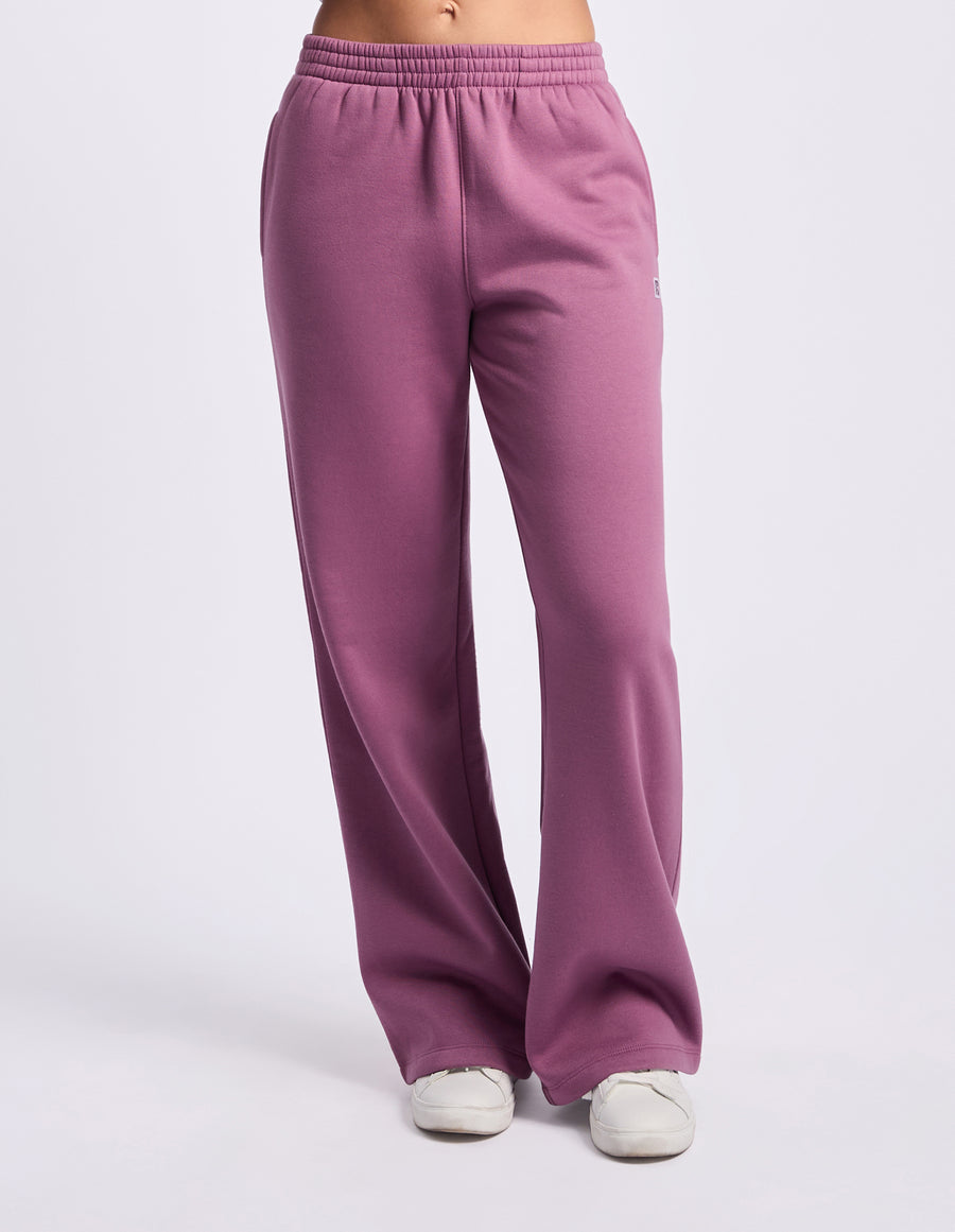 R Logo Wide Leg Women’s Pant in Tulipwood
