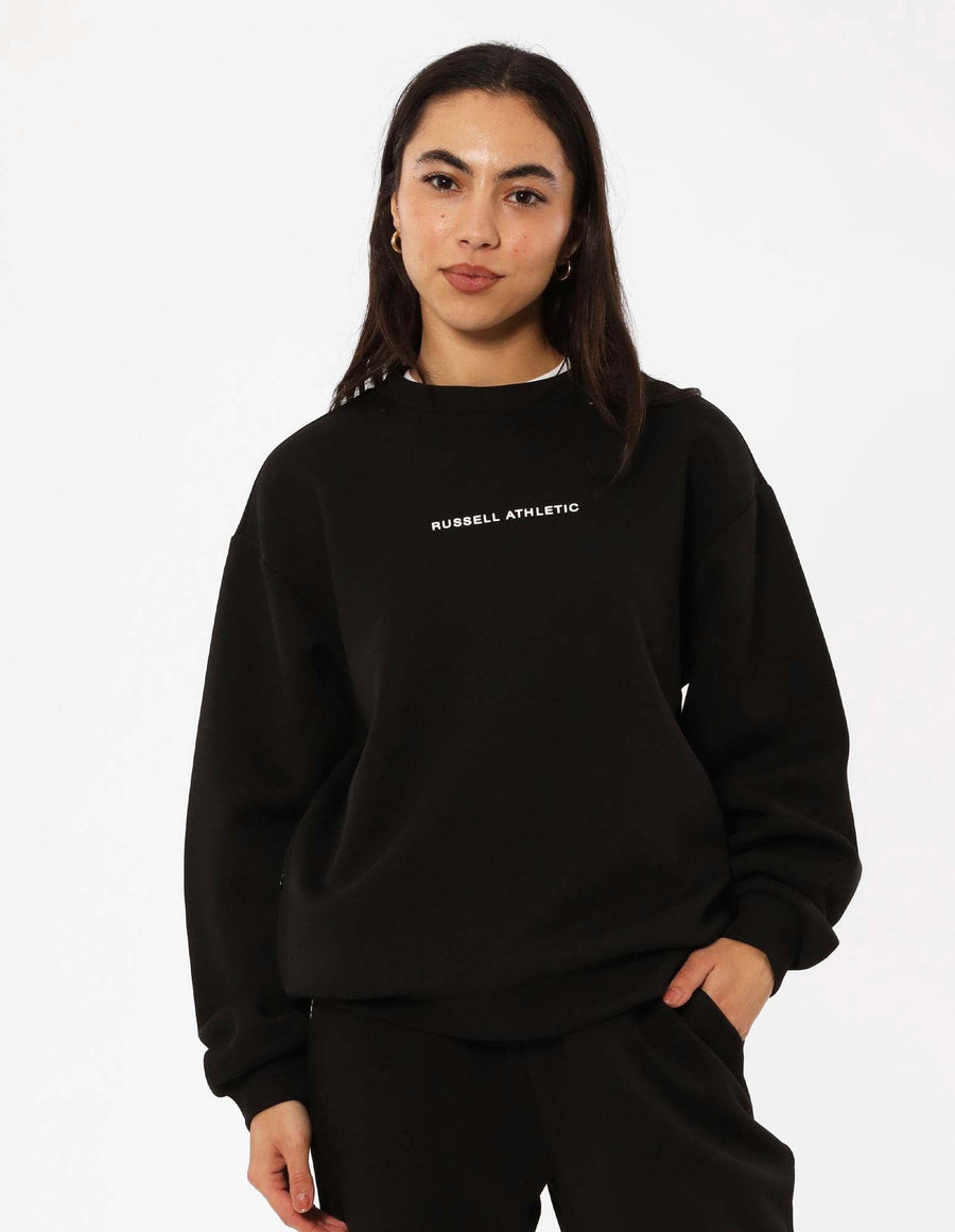 R Tech Leisure Women’s Crew in Black