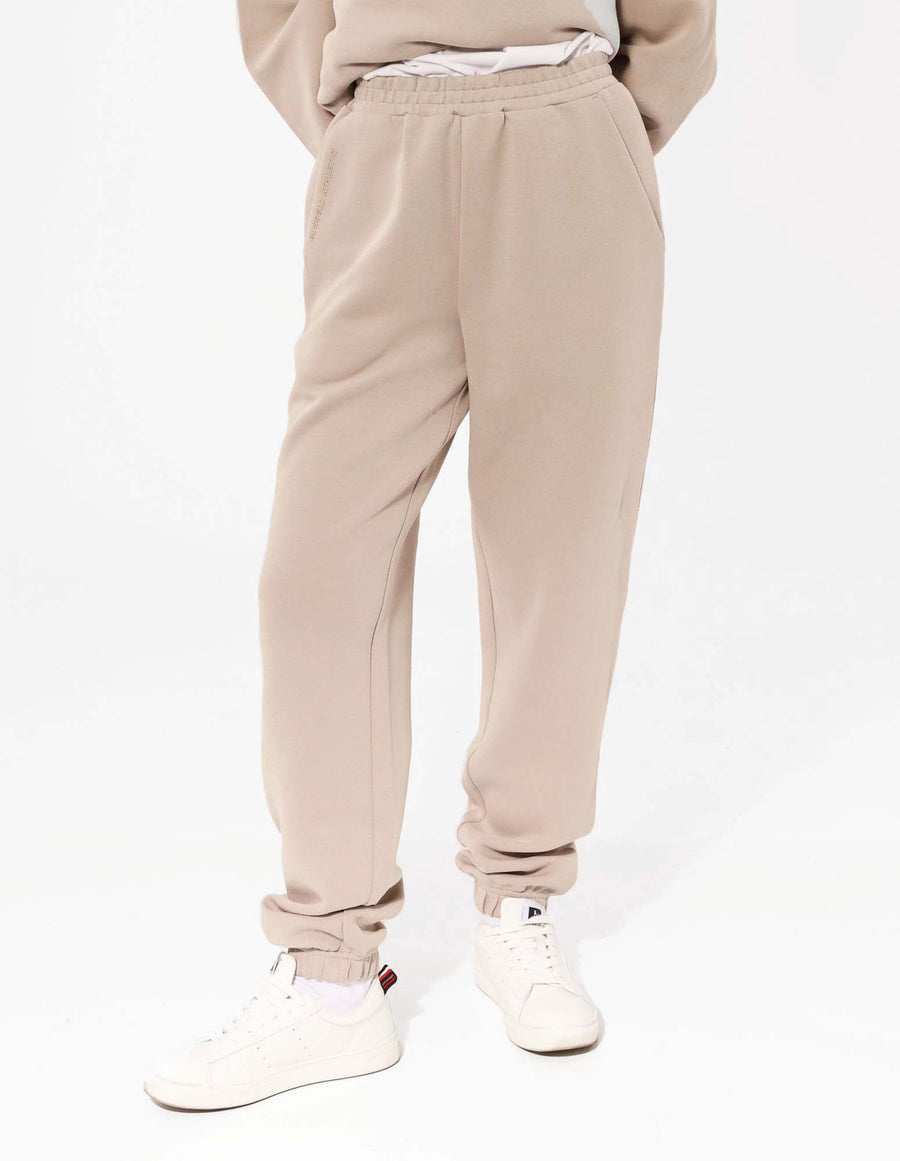 R Tech Leisure Cuff Trackpant in String